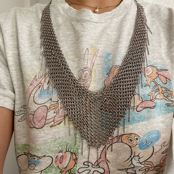 Chain & spike necklace/belt - Picture 2 of 3